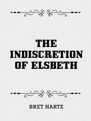 cover image of The Indiscretion of Elsbeth